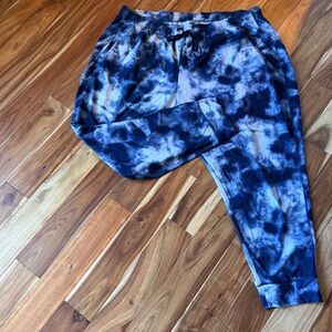Old Navy Tie-Dye Joggers - Blue and Black